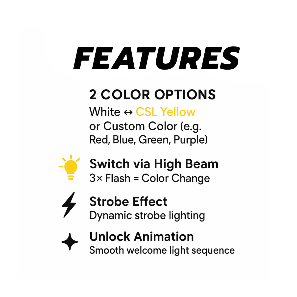 LINELIGHT DRL - MODUŁ ZMIENIAJĄCY KOLOR DLA BMW F30/F31 (LCI)