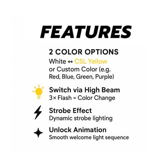 LINELIGHT DRL - MODUŁ ZMIENIAJĄCY KOLOR DLA BMW F30/F31 (LCI)